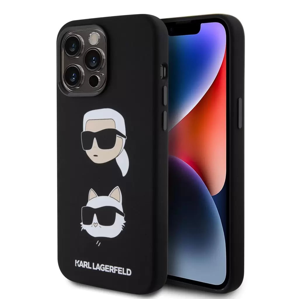 Karl Lagerfeld tok fekete KLHCP15XSDHKCNK Apple Iphone 15 Pro Max készülékhez - iPhone 15 Pro Max tok a Domshop kínálatából
