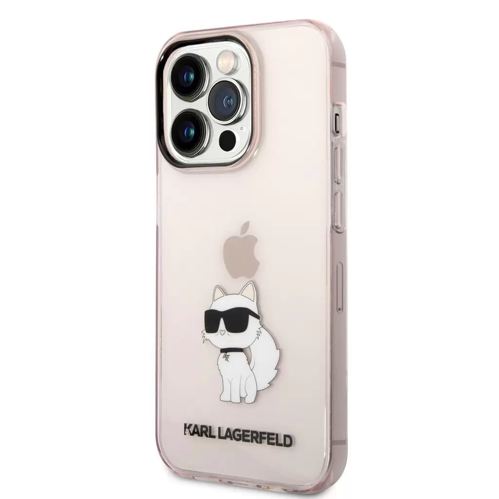 Karl Lagerfeld tok pink KLHCP14LHNCHTCP Iphone 14 Pro készülékhez - iPhone 14 Pro tok a Domshop kínálatából