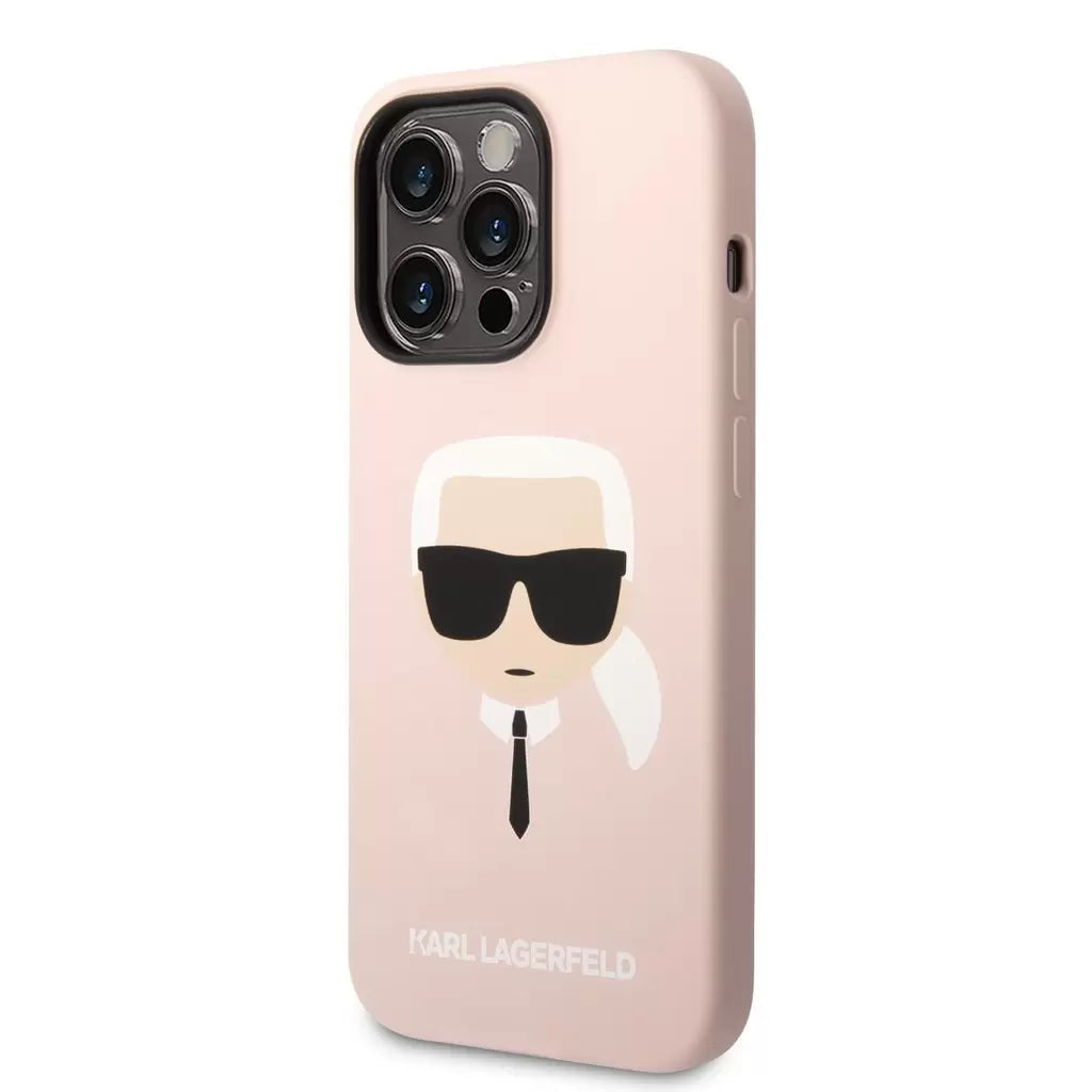 Karl Lagerfeld tok pink KLHCP14LSLKHLP Apple iPhone 14 Pro készülékhez - iPhone 14 Pro tok a Domshop kínálatából