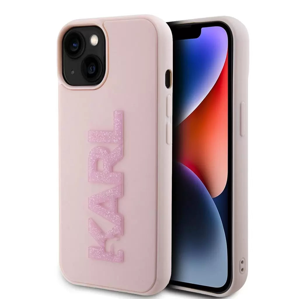 Karl Lagerfeld tok pink KLHCP15S3DMBKCP Apple Iphone 15 készülékhez - iPhone 15 tok a Domshop kínálatából