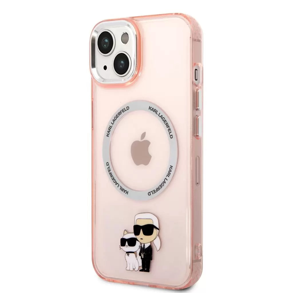 Karl Lagerfeld tok pink KLHMP14SHNKCIP Apple Iphone 14 készülékhez - iPhone 13/14 tok a Domshop kínálatából