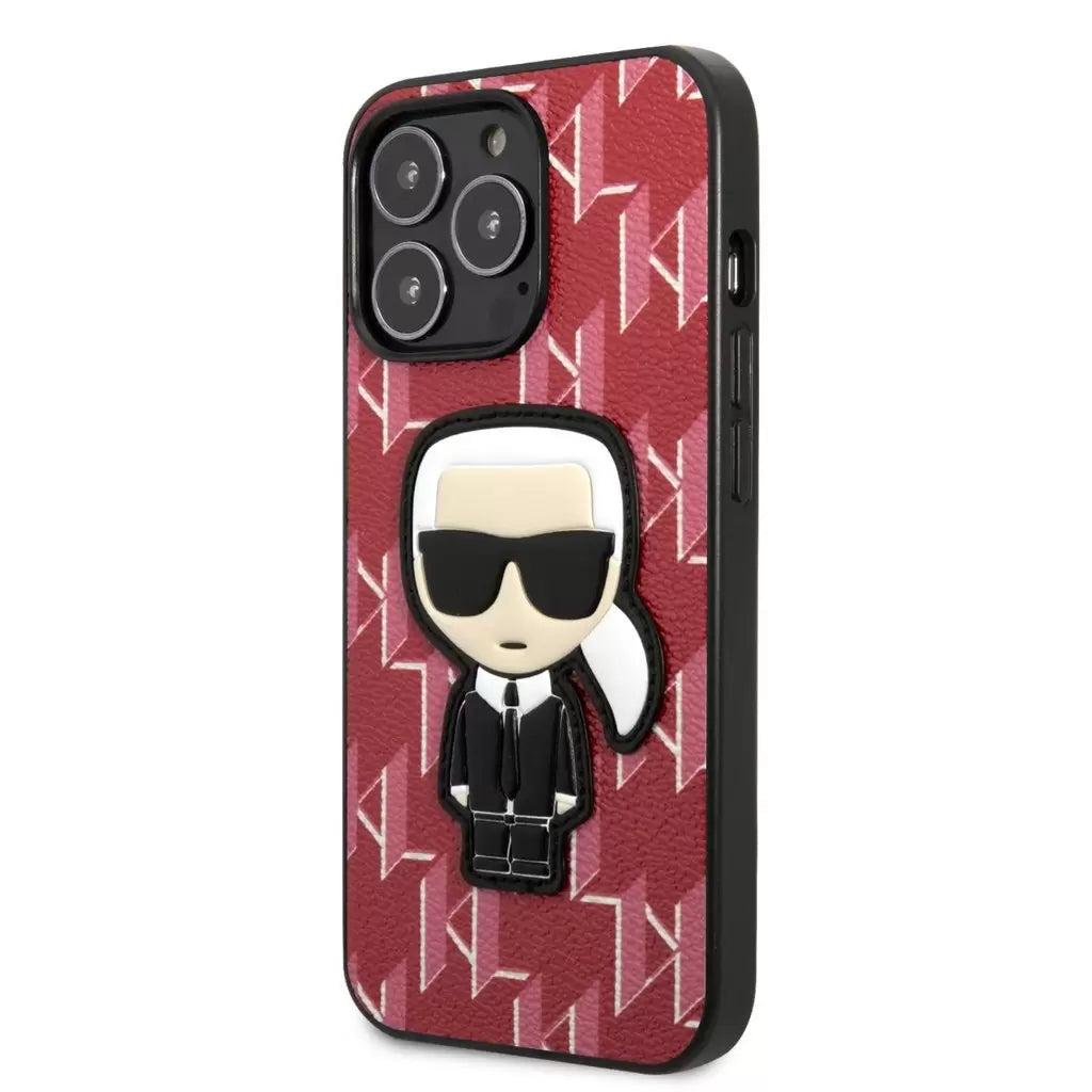 Karl Lagerfeld tok piros KLHCP13XPMNIKPI Apple iPhone 13 Pro Max készülékhez - iPhone 13 Pro Max tok a Domshop kínálatából