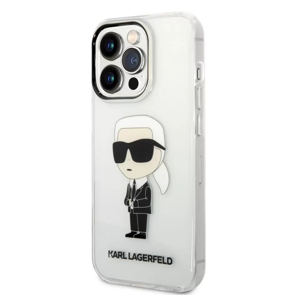 Karl Lagerfeld tok átlátszó KLHCP14XHNIKTCT Iphone 14 Pro Max készülékhez - iPhone 14 Pro Max tok a Domshop kínálatából
