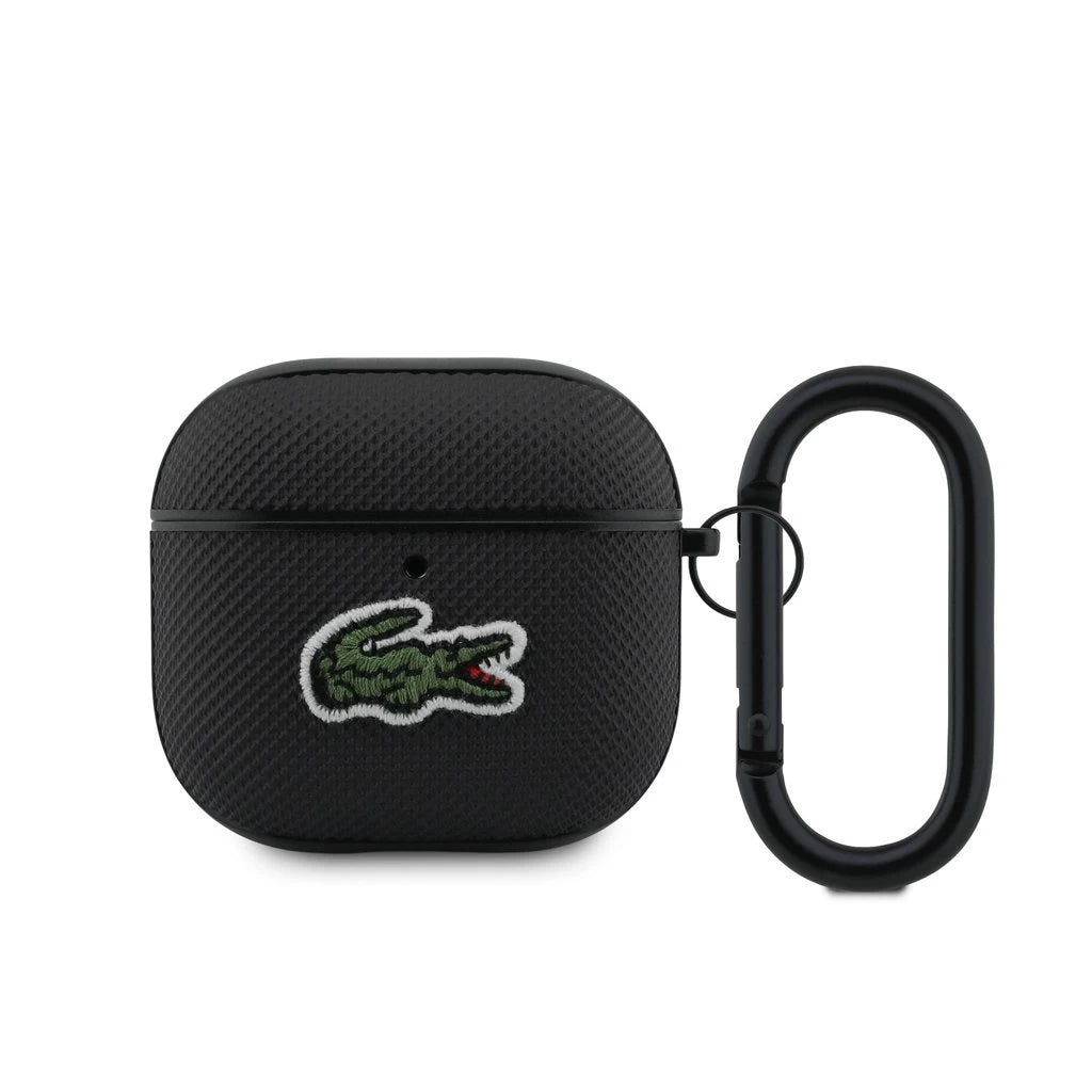 Lacoste Petit Pique Croc Logo Patch tok AirPods 4 készülékhez fekete - AirPods 4 tok a Domshop kínálatából