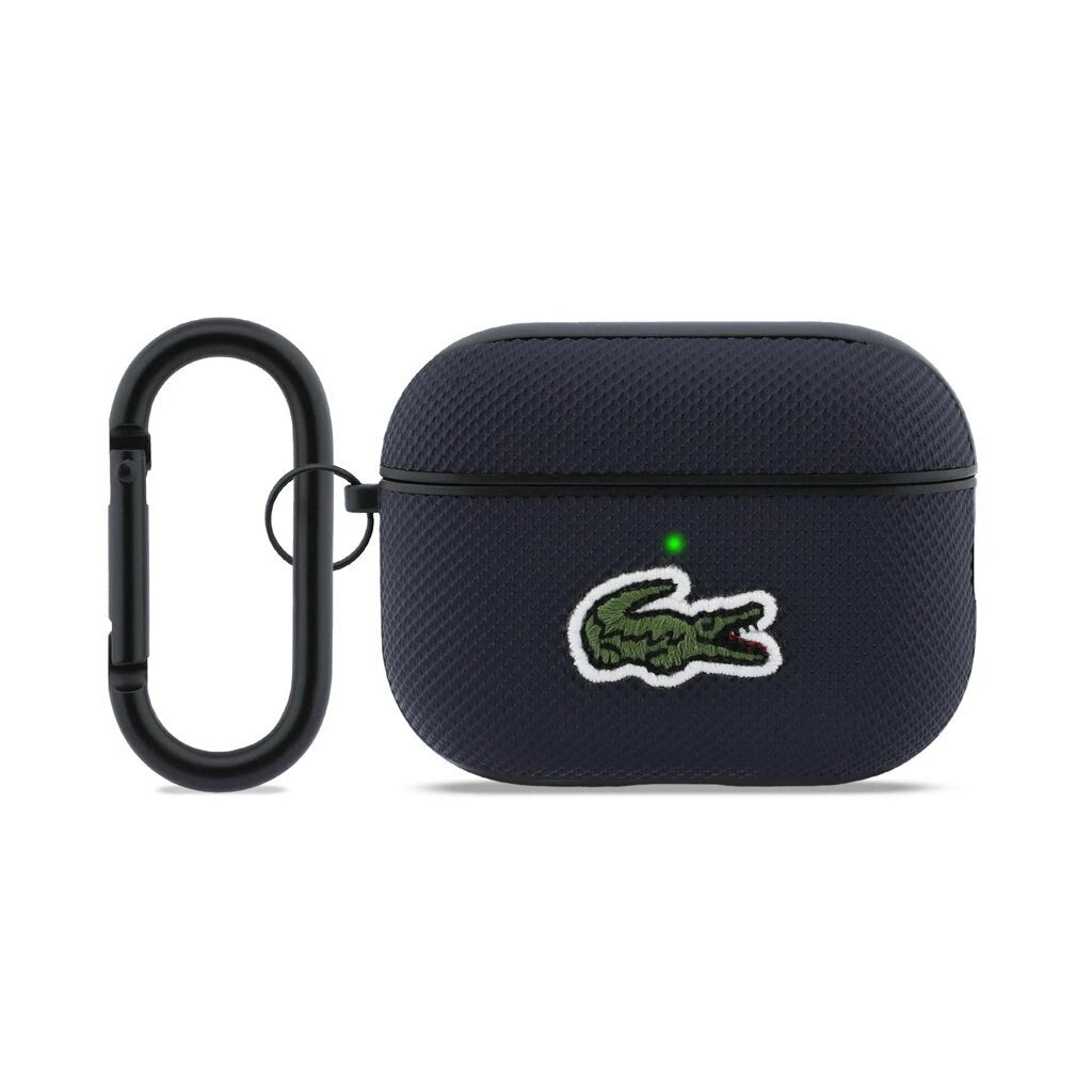 Lacoste Petit Pique Croc Logo Patch tok AirPods Pro 3 készülékhez kék - AirPods Pro 3 tok a Domshop kínálatából