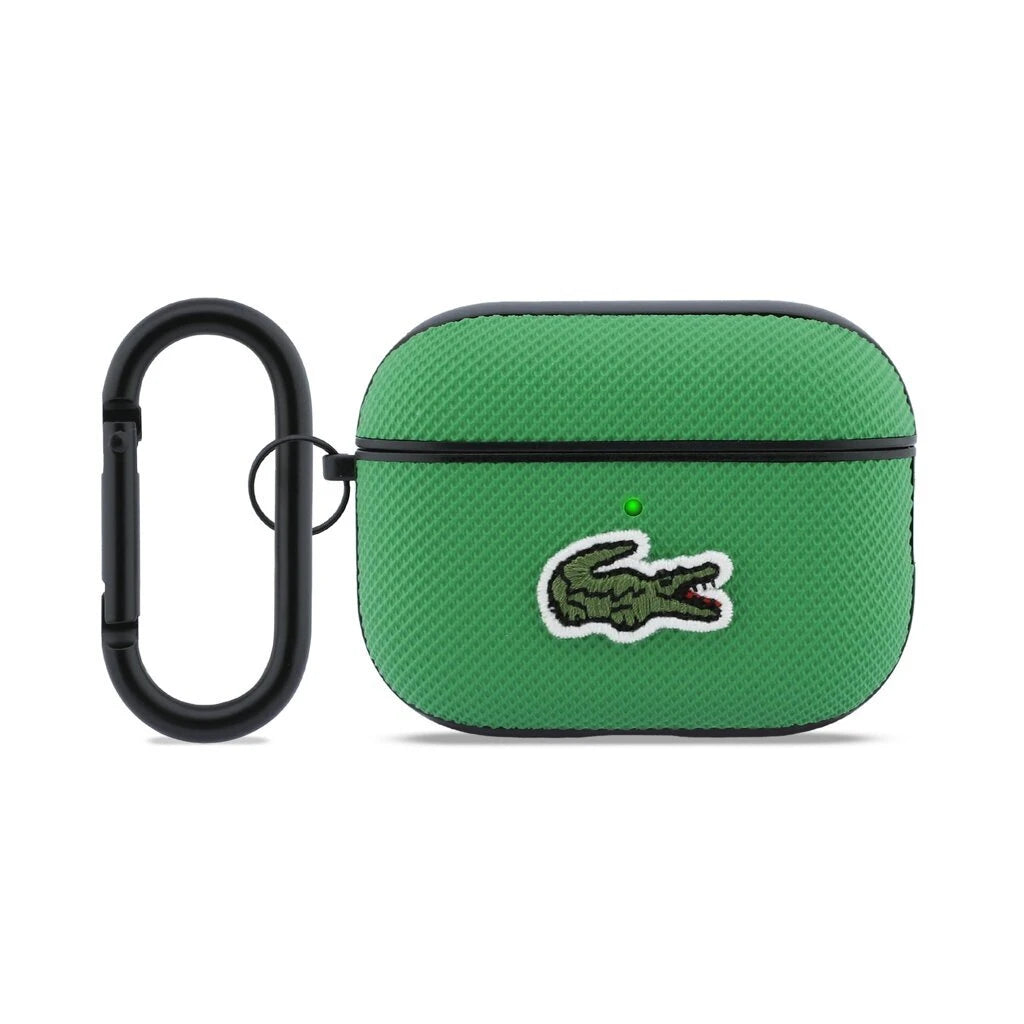 Lacoste Petit Pique Croc Logo Patch tok AirPods Pro 3 készülékhez zöld - AirPods Pro 3 tok a Domshop kínálatából