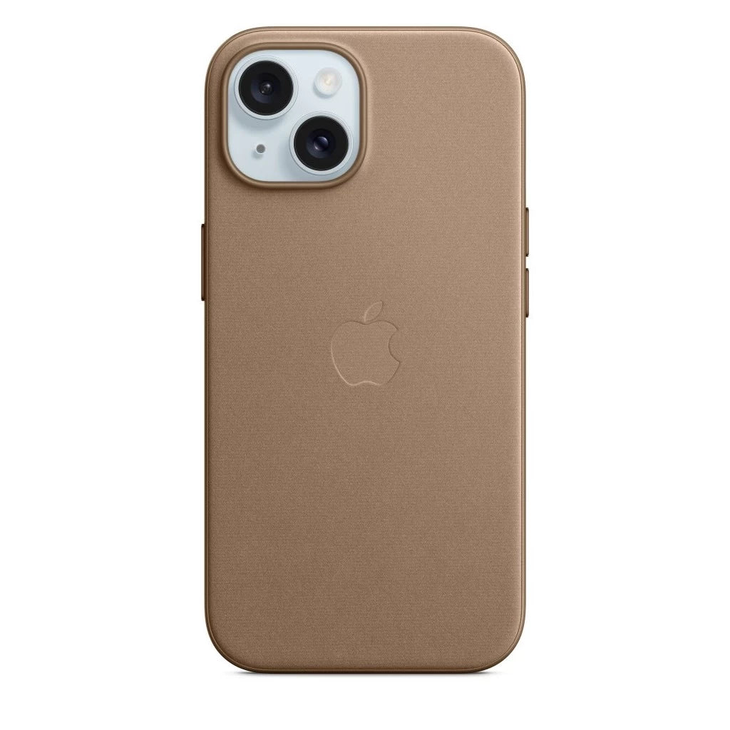 MT3C3ZM/A Apple FineWoven tok MagSafe-vel iPhone 15 készülékhez taupe - iPhone 15 tok a Domshop kínálatából