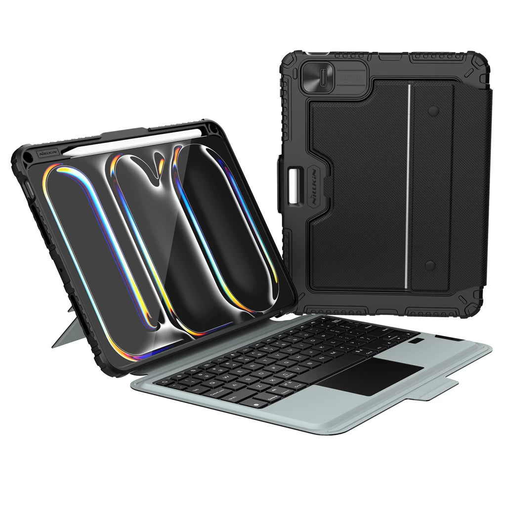 Nillkin Bumper Combo billentyűzetes tok (Backlit Version) iPad Pro 11 2024 készülékhez fekete - iPad Pro 11" (2024) tok a Domshop kínálatából