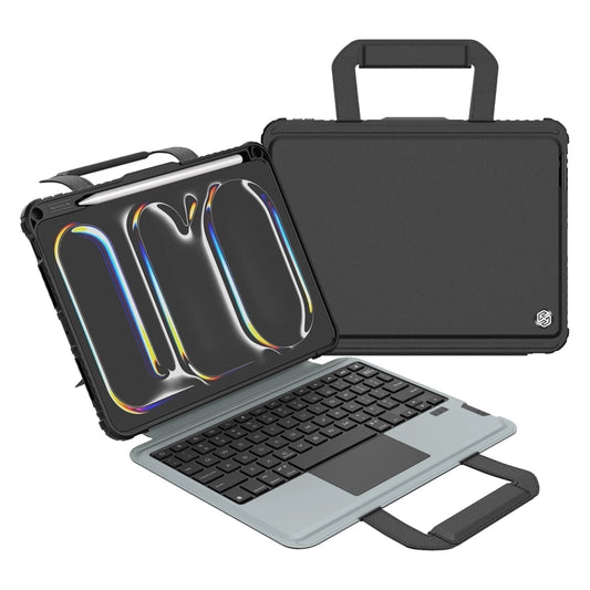 Nillkin Bumper GO billentyűzetes tok (Backlit Version) iPad Pro 11 2024 készülékhez fekete - iPad Pro 11" (2024) tok a Domshop kínálatából
