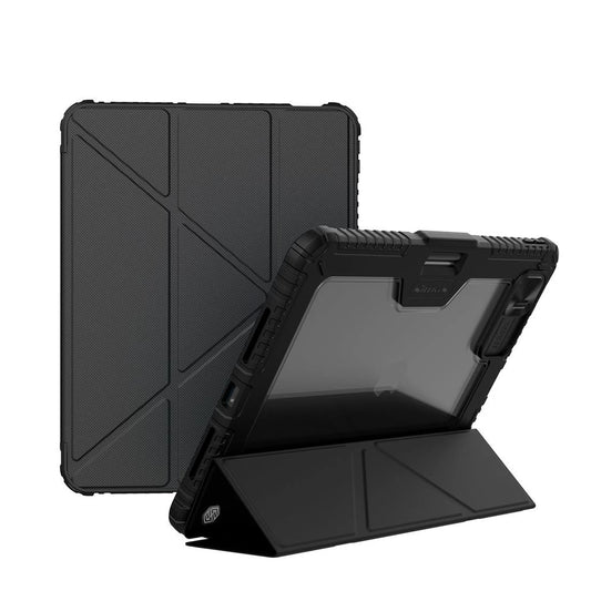Nillkin Bumper PRO védőtok állvánnyal Multi-angle, iPad Pro 11 2024 készülékhez, fekete - iPad Pro 11" (2024) tok a Domshop kínálatából