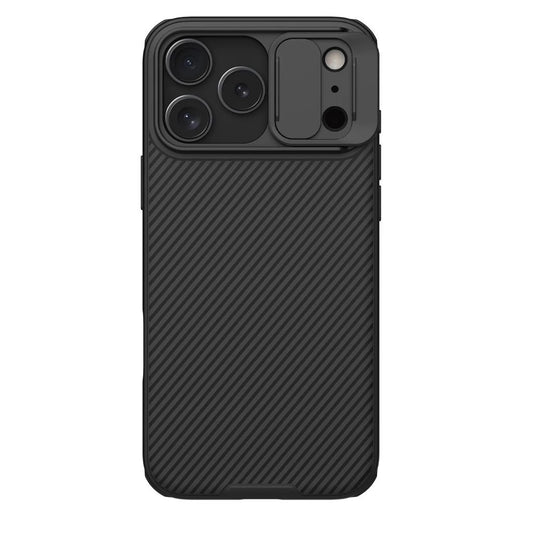 Nillkin CamShield PRO tok Apple iPhone 17 Pro Max készülékhez fekete - iPhone 17 Pro Max tok a Domshop kínálatából