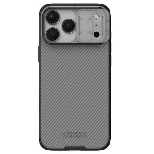 Nillkin CamShield PRO tok Apple iPhone 17 Pro Max készülékhez átlátszó fekete - iPhone 17 Pro Max tok a Domshop kínálatából