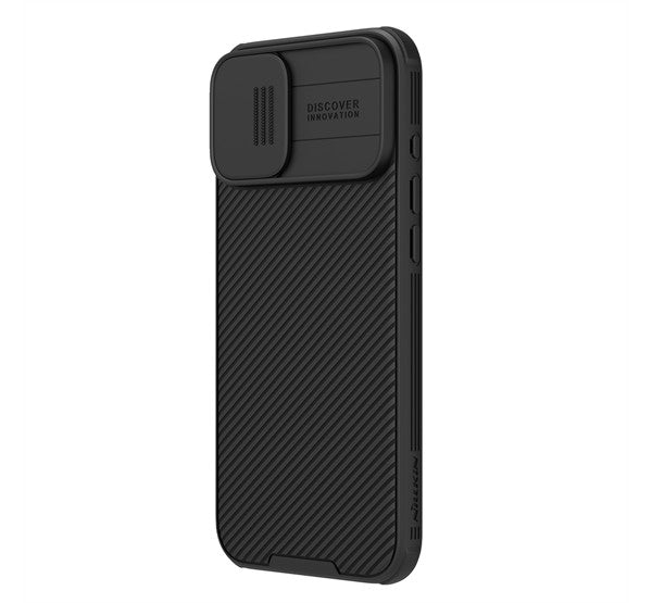 Nillkin CamShield Pro Apple iPhone 16 műanyag hátlap tok, fekete - iPhone 16 tok a Domshop kínálatából