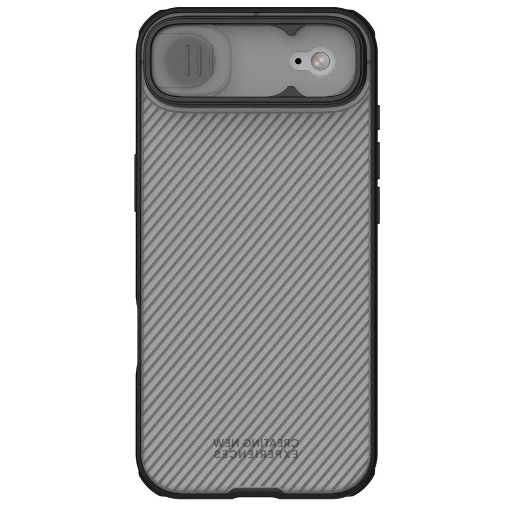 Nillkin CamShield Pro Apple iPhone Air (2025) műanyag hátlap tok, átlátszó-fekete - iPhone 17 Air tok a Domshop kínálatából