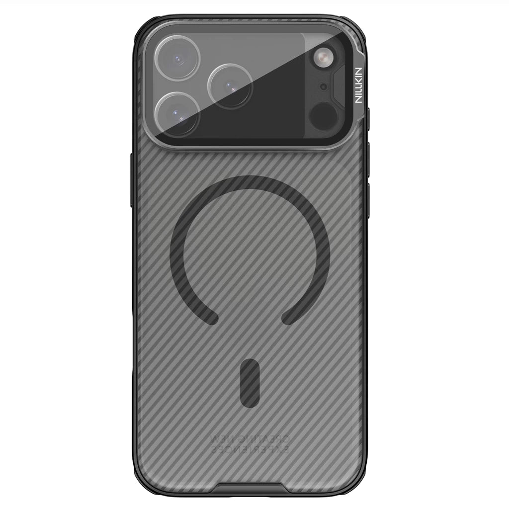 Nillkin CamShield Prop Magnetic tok Apple iPhone 17 Pro Max készülékhez átlátszó fekete - iPhone 17 Pro Max tok a Domshop kínálatából