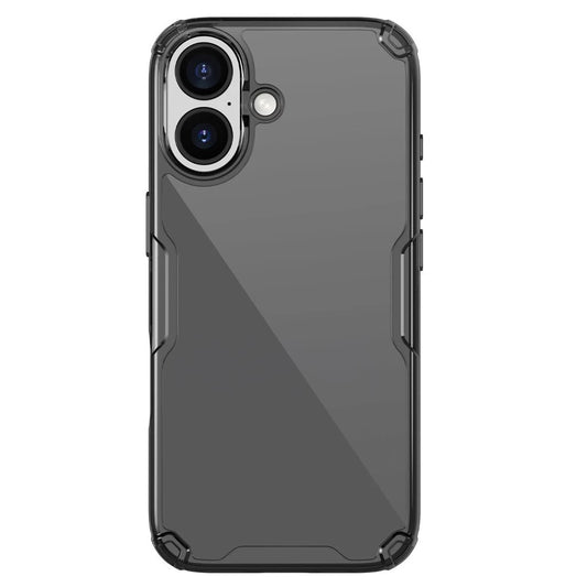 Nillkin Nature TPU PRO tok Apple iPhone 17 készülékhez áttetsző fekete - iPhone 17 tok a Domshop kínálatából