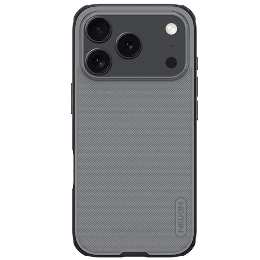 Nillkin Super Frosted PRO Apple iPhone 17 Pro műanyag hátlap tok, átlátszó-fekete - iPhone 17 Pro tok a Domshop kínálatából