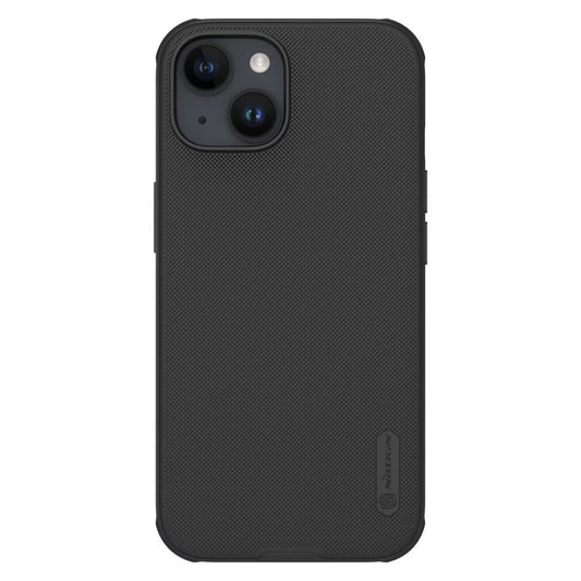 Nillkin Super Frosted PRO Magnetic Back Cover for Apple iPhone 15 készülékhez fekete - iPhone 15 tok a Domshop kínálatából