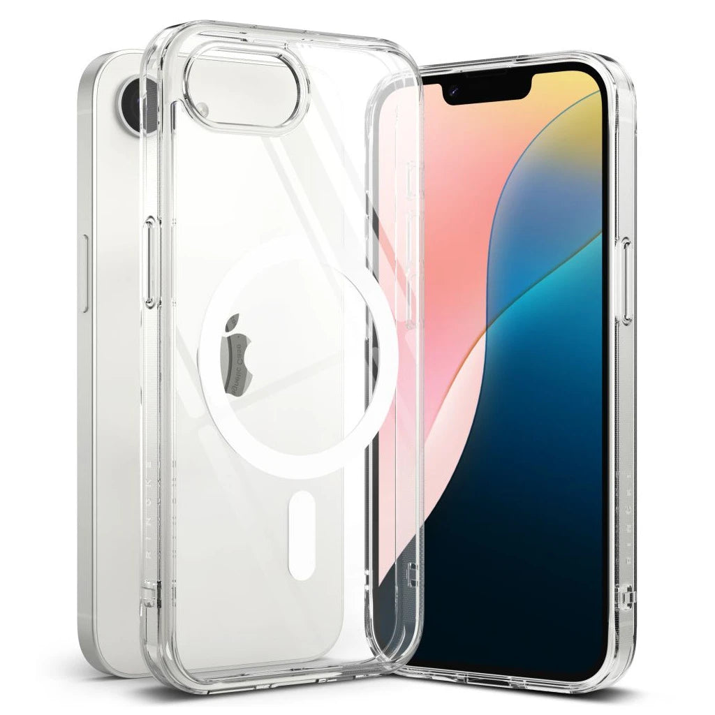 RINGKE FUSION MAGNETIC MAGSAFE iPhone 16E készülékhez tok átlátszó - iPhone 16e tok a Domshop kínálatából