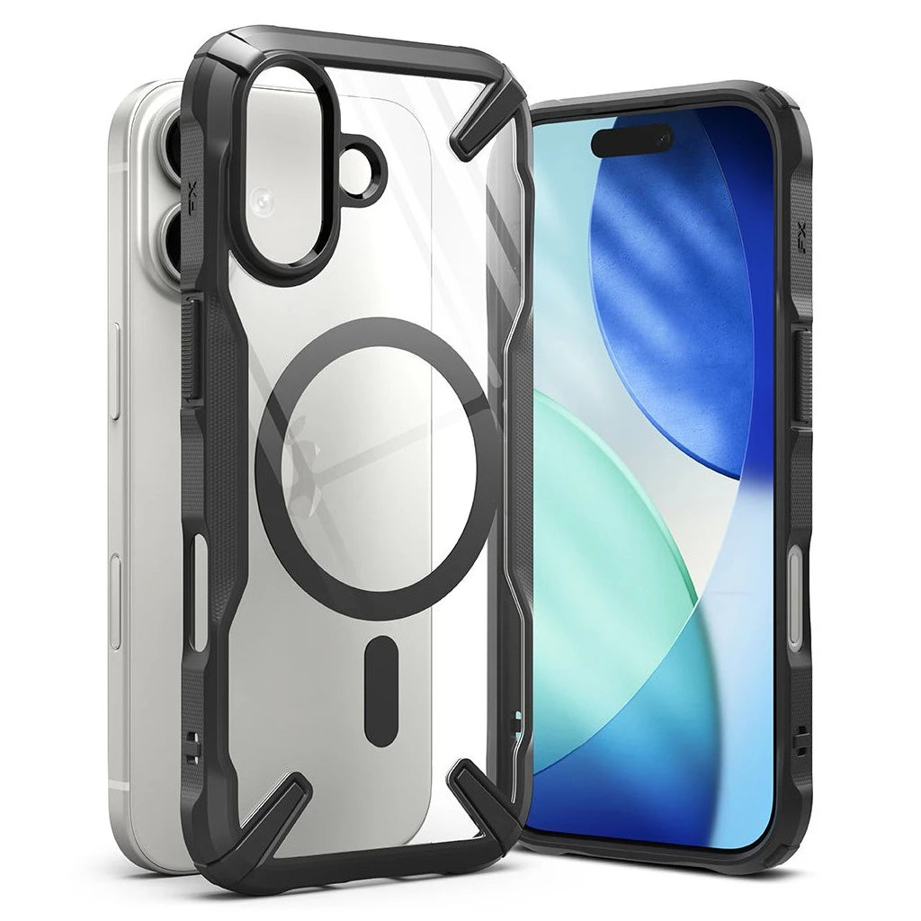 RINGKE FUSION X MAGNETIC MAGSAFE iPhone 17 készülékhez tok fekete - iPhone 17 tok a Domshop kínálatából