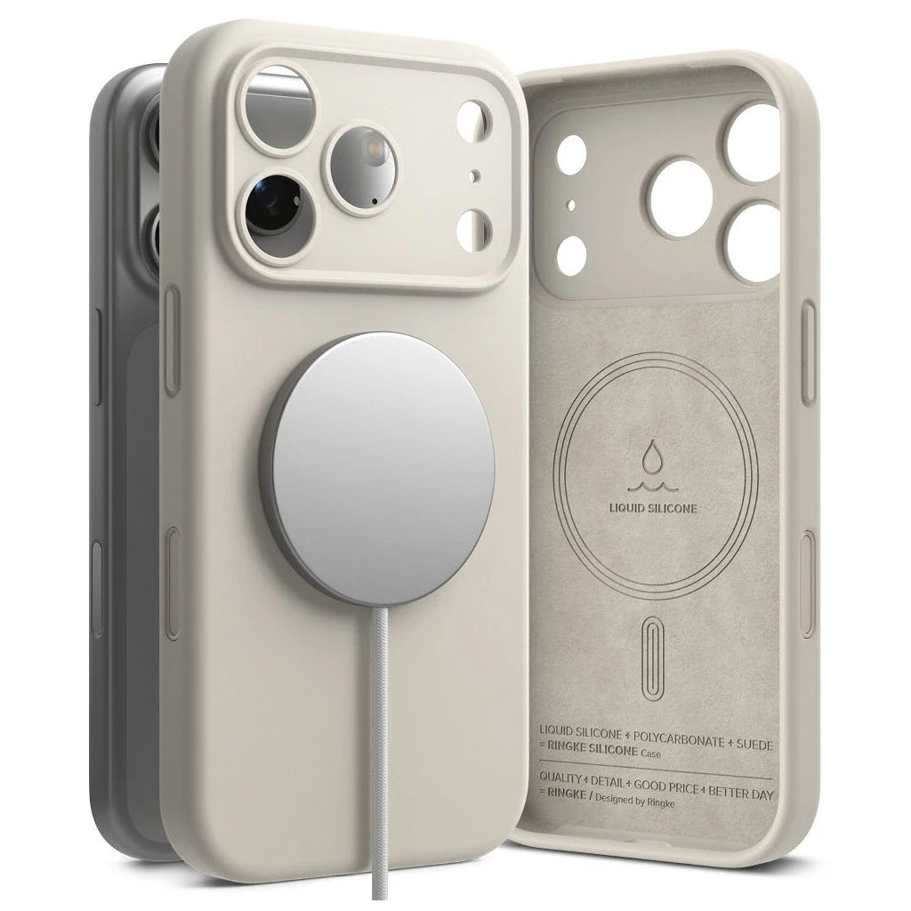 RINGKE szilikon mágneses MagSafe iPhone 17 Pro készülékhez tok kő - iPhone 17 Pro tok a Domshop kínálatából