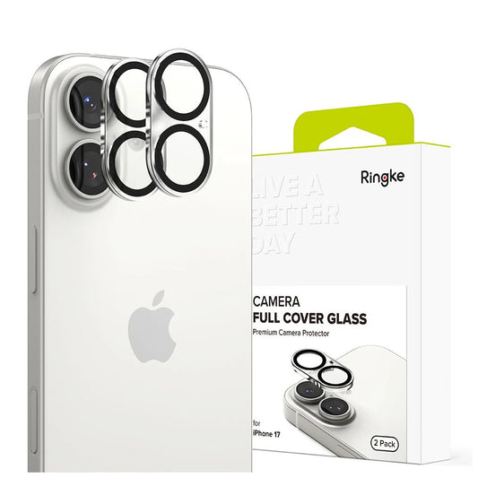 Ringke Camera Full Cover tok 2-PACK iPhone 17 készülékhez fekete - iPhone 17 tok a Domshop kínálatából