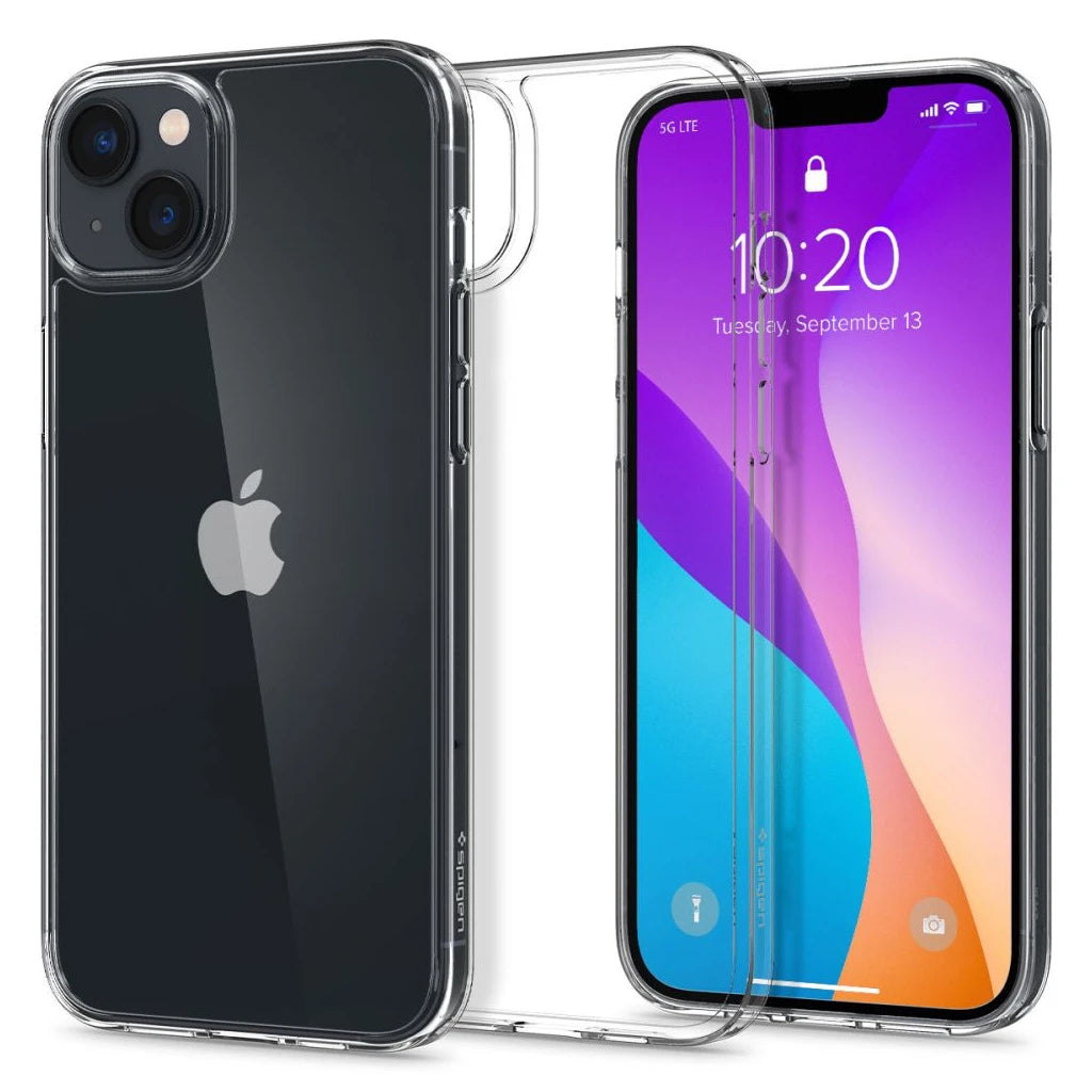 SPIGEN AIRSKIN HYBRID iPhone 14 Plus / iPhone 15 Plus készülékhez tok kristálytiszta - iPhone 15 Plus tok a Domshop kínálatából