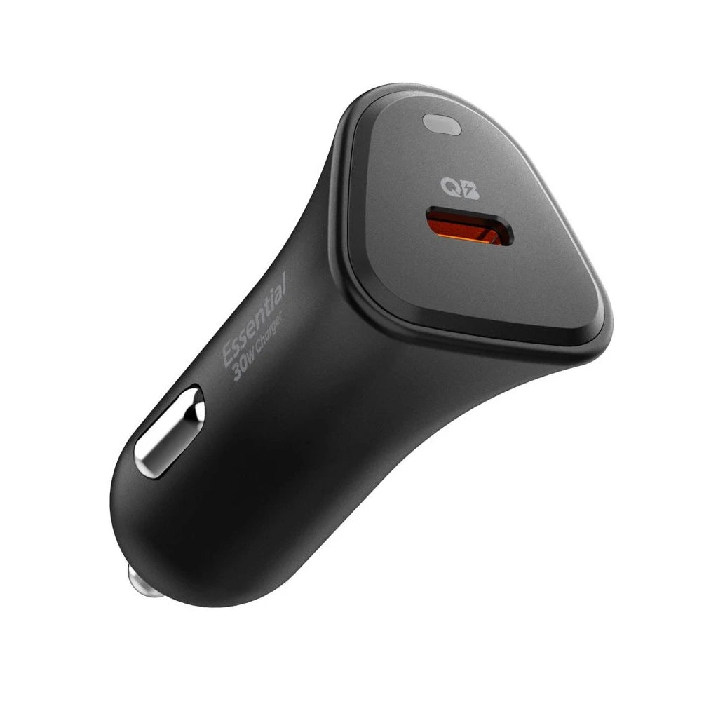 SPIGEN ESSENTIAL EV301 1-PORT autós töltő 30W fekete - Autós töltő a Domshop kínálatából