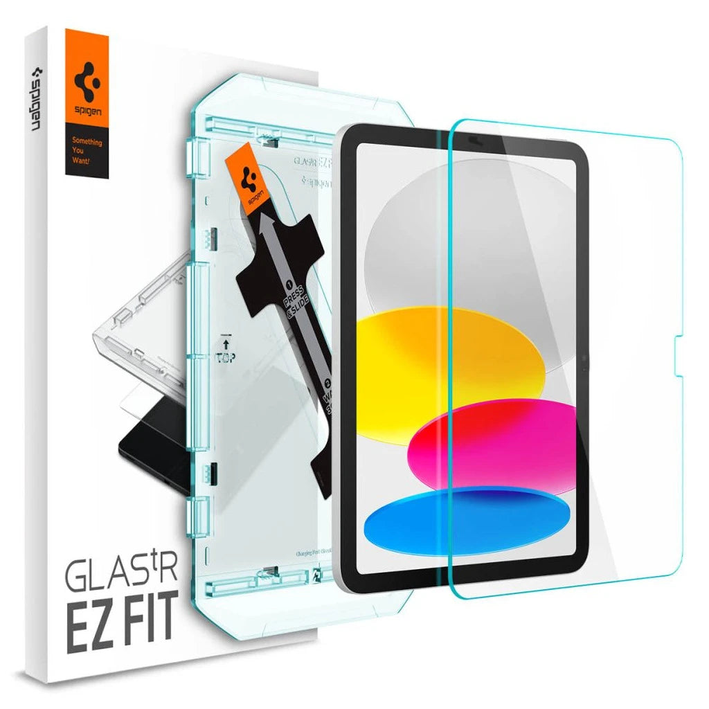 SPIGEN GLAS.TR "EZ FIT" temperált üveg kijelzővédő iPad 10.9″ (10/2022) és iPad 11″ (11/2025) készülékhez átlátszó - iPad 10.9" (2022) és iPad 11" (2025) fólia a Domshop kínálatából