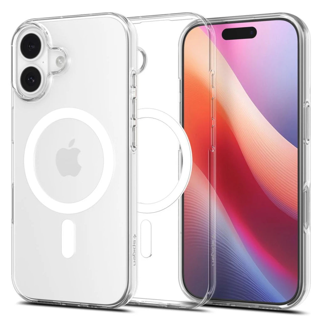 SPIGEN LIQUID CRYSTAL MAG MAGSAFE iPhone 17 készülékhez tok átlátszó/fehér - iPhone 17 tok a Domshop kínálatából
