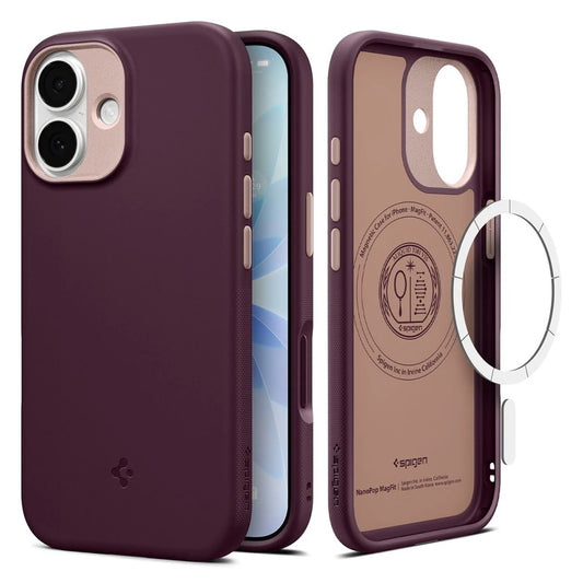 SPIGEN NANO POP MAG MAGSAFE iPhone 17 készülékhez tok, burgundi - iPhone 17 tok a Domshop kínálatából