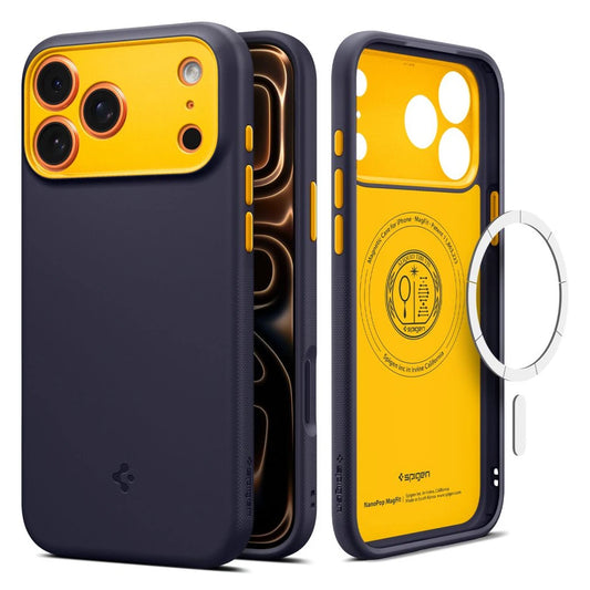 SPIGEN Nano Pop Mag MagSafe tok iPhone 17 Pro Max készülékhez áfonya tengerészkék - iPhone 17 Pro Max tok a Domshop kínálatából