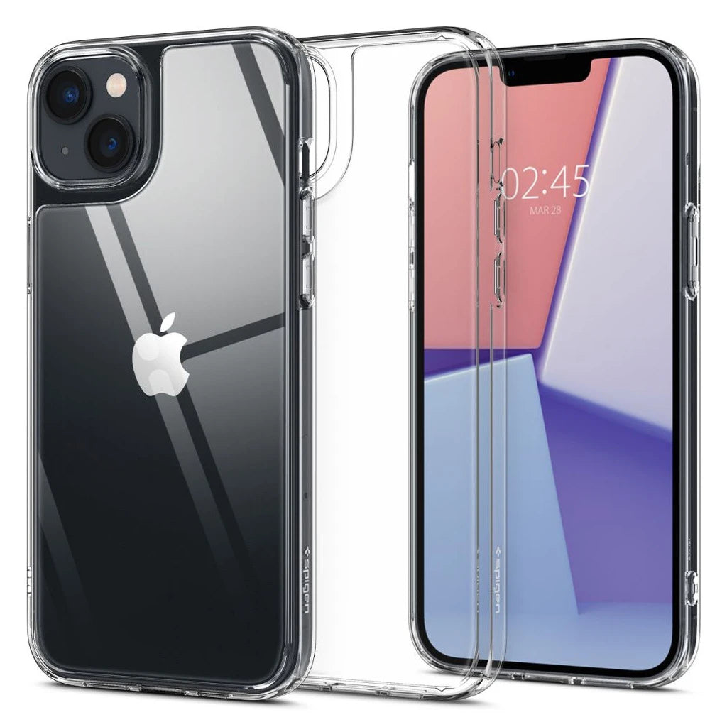 SPIGEN Quartz Hybrid iPhone 14 Plus / 15 Plus készülékhez tok Crystal Clear - iPhone 15 Plus tok a Domshop kínálatából