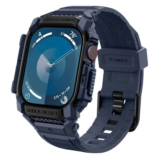 SPIGEN RUGGED ARMOR "PRO" Apple Watch 10/11 (46 MM) készülékhez tok tengerészkék - a Domshop kínálatából