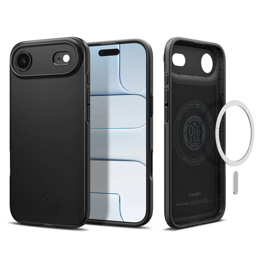 SPIGEN THIN FIT MAG MAGSAFE iPhone Air készülékhez tok fekete - iPhone 17 Air tok a Domshop kínálatából