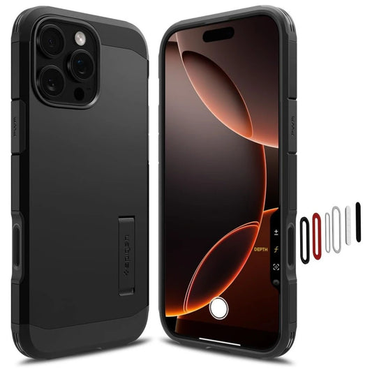 SPIGEN TOUGH ARMOR "T" MAG MAGSAFE iPhone 16 Pro Max készülékhez tok fekete - iPhone 16 Pro Max tok a Domshop kínálatából