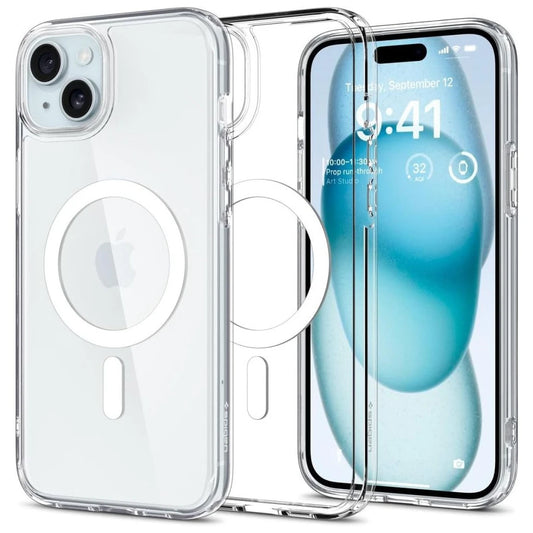 SPIGEN ULTRA HYBRID MAG MAGSAFE iPhone 15 készülékhez tok fehér - iPhone 15 tok a Domshop kínálatából