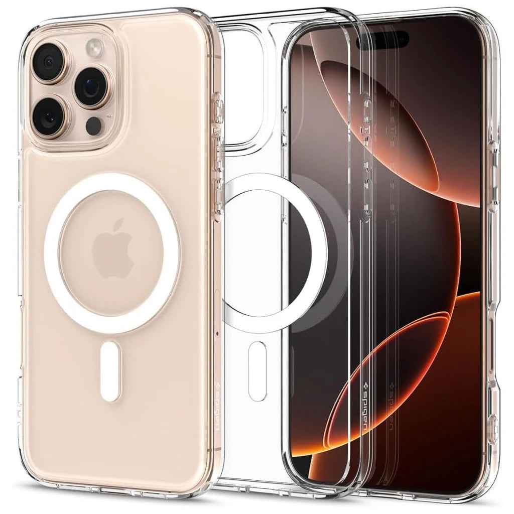 SPIGEN ULTRA HYBRID MAG MAGSAFE iPhone 16 Pro Max készülék tok fehér - iPhone 16 Pro Max tok a Domshop kínálatából