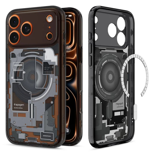 SPIGEN ULTRA HYBRID MAG MAGSAFE iPhone 17 Pro készülékhez tok ZERO ONE fekete - iPhone 17 Pro tok a Domshop kínálatából