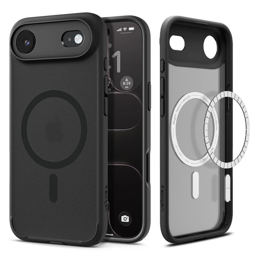 SPIGEN ULTRA HYBRID MAG MAGSAFE iPhone Air készülékhez tok fekete - iPhone 17 Air tok a Domshop kínálatából