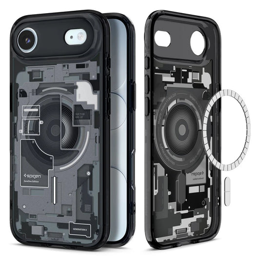 SPIGEN ULTRA HYBRID MAG MAGSAFE tok iPhone Air Zero One készülékhez fekete - iPhone 17 Air tok a Domshop kínálatából