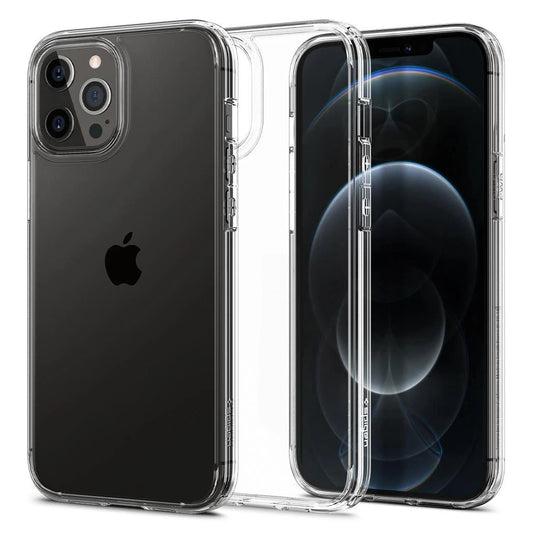 SPIGEN ULTRA HYBRID iPhone 12/12 Pro Crystal Clear tok készülékhez - iPhone 12/12 Pro tok a Domshop kínálatából
