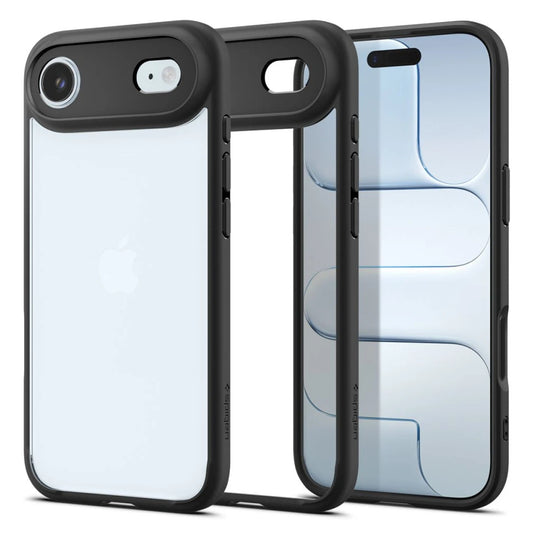 SPIGEN ULTRA HYBRID iPhone Air készülékhez tok matte fekete - iPhone 17 Air tok a Domshop kínálatából