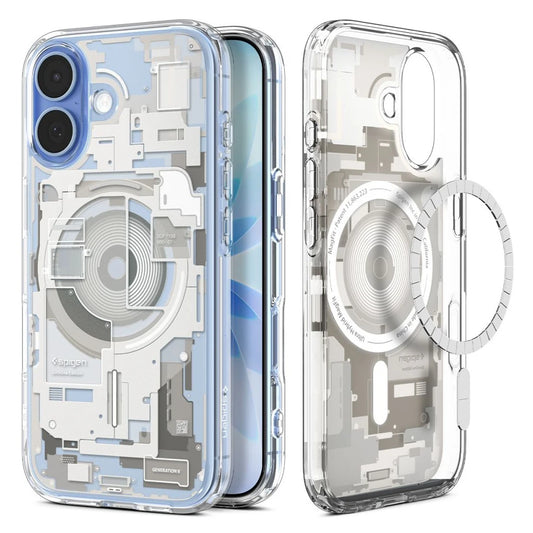 SPIGEN Ultra Hybrid MAG MagSafe iPhone 17 készülékhez Zero One tok természetes titán - iPhone 17 tok a Domshop kínálatából