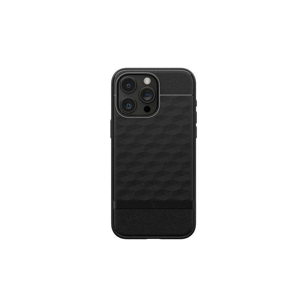 Spigen Caseology Parallax MAG iPhone 15 Pro Max készülékhez 6.7" Magsafe tok, matt fekete ACS06614 - iPhone 15 Pro Max tok a Domshop kínálatából