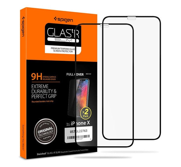 Spigen Glass FC Apple iPhone 11 Pro / Xs / X Tempered kijelzővédő fólia 2db - iPhone X/XS/11 Pro fólia a Domshop kínálatából