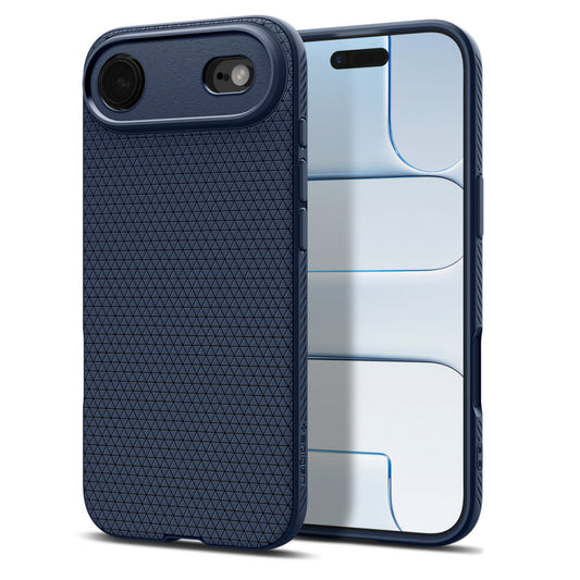 Spigen Liquid Air Apple iPhone Air (2025) tok, Navy Blue, kék - iPhone 17 Air tok a Domshop kínálatából
