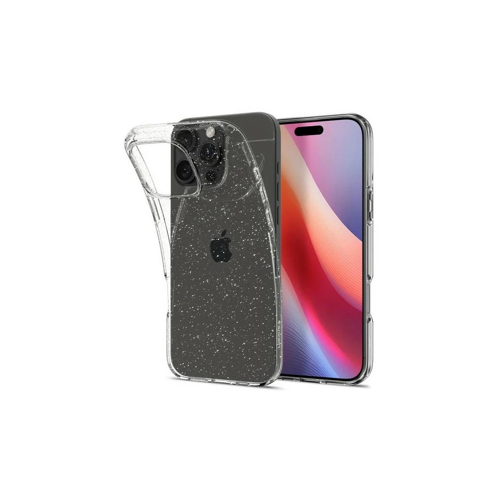 Spigen Liquid Crystal iPhone 16 Pro Max készülékhez 6.9 hüvelykes Glitter crystal kijelzővédő ACS07985 - iPhone 16 Pro Max tok a Domshop kínálatából