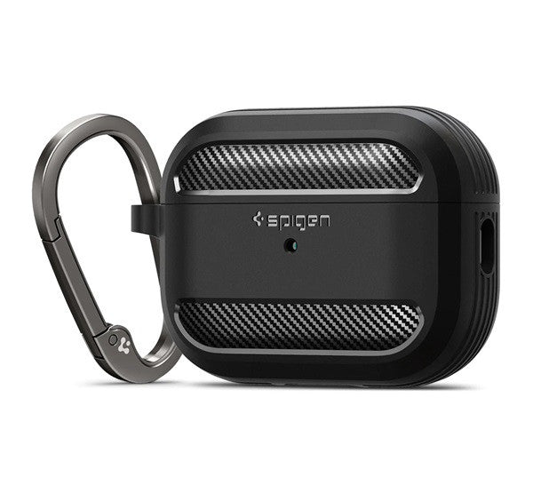 Spigen Rugged Armor Apple Airpods Pro 2 tok, fekete - AirPods Pro 2 tok a Domshop kínálatából
