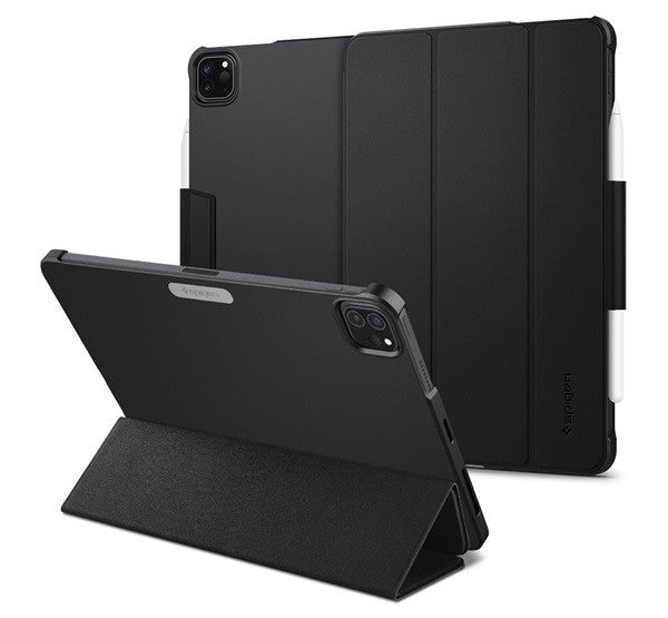 Spigen Smart Fold Plus Apple iPad Pro 11" (2021) / Air 4 (2020) / Ipad Air 11" (2024) oldalra nyíló tok, fekete - iPad Pro 11" (2020/2021/2022) és iPad Air 10.9" (2020/2022) és iPad Air 11" (2024/2025) tok a Domshop kínálatából